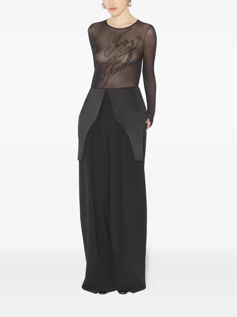 Jean Paul Gaultier panelled trousers - Black - zdjęcie produktu nr 2