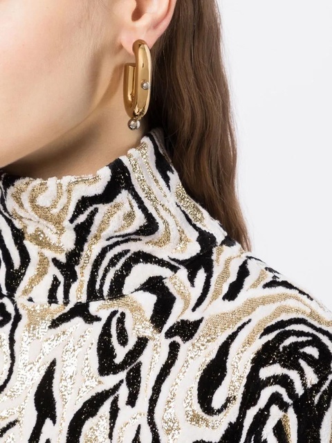 Rabanne XL Link hoop earrings - Gold - zdjęcie produktu nr 1