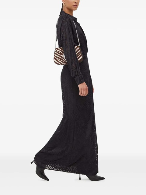 PINKO patterned wrap maxi dress - Black - zdjęcie produktu nr 2