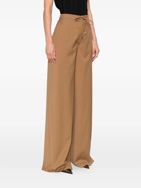 Max Mara drawstring trousers - Brown - zdjęcie produktu nr 1