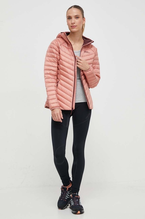 Jack Wolfskin kurtka sportowa puchowa Passamani kolor różowy - zdjęcie produktu nr 1