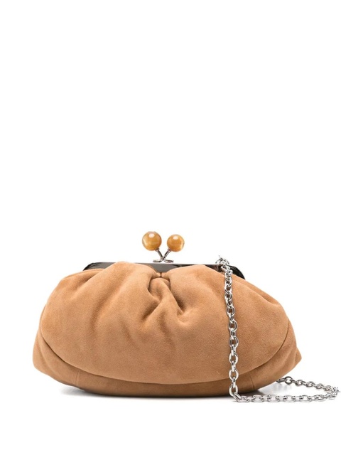 Weekend Max Mara suede clutch bag - Brown - zdjęcie produktu nr 1