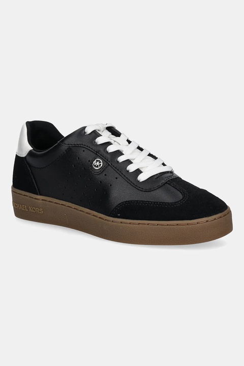 MICHAEL Michael Kors sneakersy skórzane Scotty damskie kolor czarny 43F4SCFS5L.001 - zdjęcie produktu nr 1