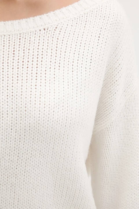 Hollister Co. sweter damski kolor beżowy KI350-5072 - zdjęcie produktu nr 1