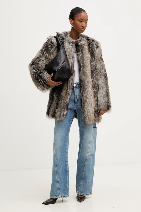 Haveone płaszcz kolor szary KCT-P018 - zdjęcie produktu nr 2