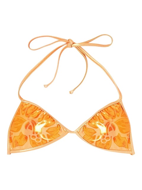 Diesel x Karol G Kate floral-print bikini top - Orange - zdjęcie produktu nr 1