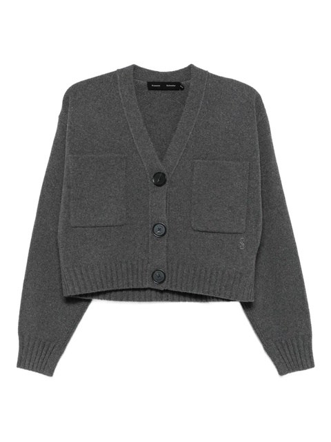 Proenza Schouler buttoned pocket cardigan - Grey - zdjęcie produktu nr 1