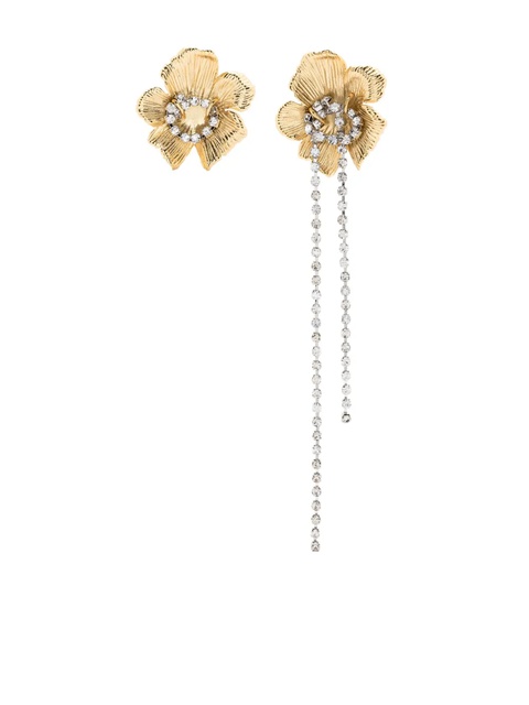 Maje Flower earrings - Gold - zdjęcie produktu nr 2