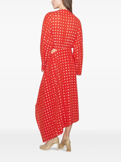 Tory Burch printed wrap dress - Red - zdjęcie produktu nr 1