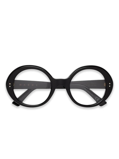 Marni Eyewear round-frame glasses - Black - zdjęcie produktu nr 1