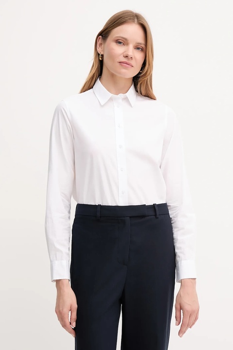 Gant koszula bawełniana damska kolor biały regular z kołnierzykiem klasycznym 4300348 - zdjęcie produktu nr 1