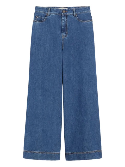 Weekend Max Mara wide-leg cropped jeans - Blue - zdjęcie produktu nr 1