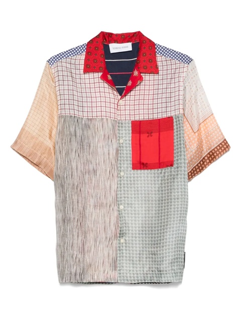 Marine Serre silk shirt - Red - zdjęcie produktu nr 1
