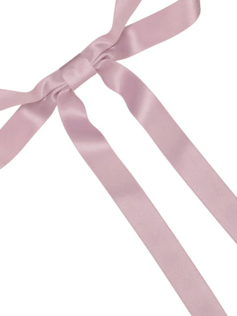 Jennifer Behr Gretta bow silk barrete - Purple - zdjęcie produktu nr 2