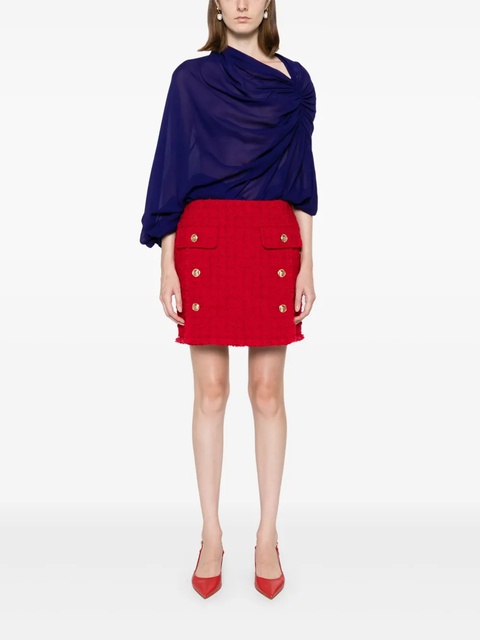 Versace Heritage tweed mini skirt - Red - zdjęcie produktu nr 1