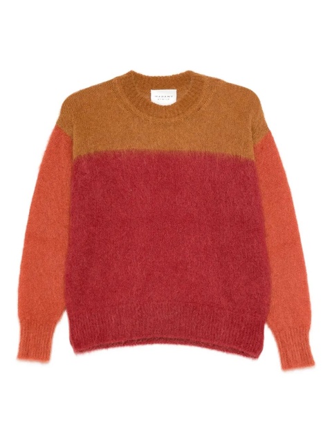 MARANT ÉTOILE colorblock wool-blend sweater - Red - zdjęcie produktu nr 1