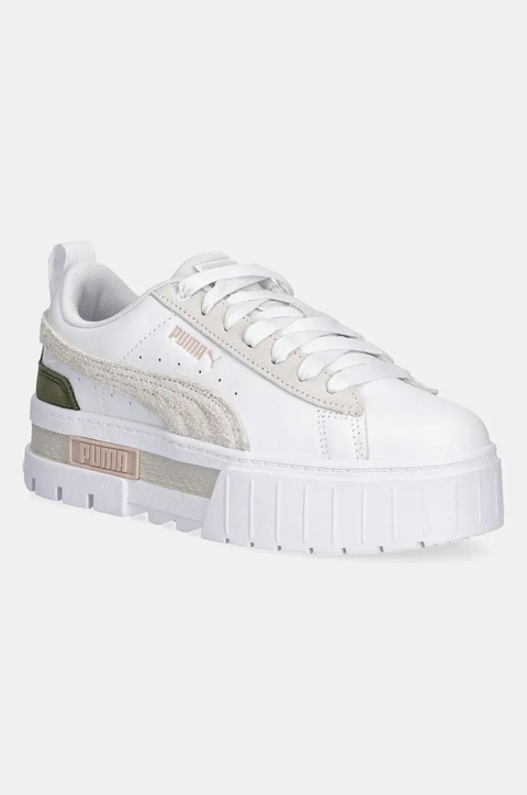 Puma sneakersy skórzane Mayze Mix Wns kolor biały - zdjęcie produktu nr 1
