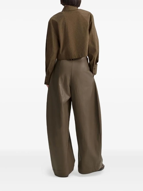 Eleh concealed-fastening trousers - Brown - zdjęcie produktu nr 1