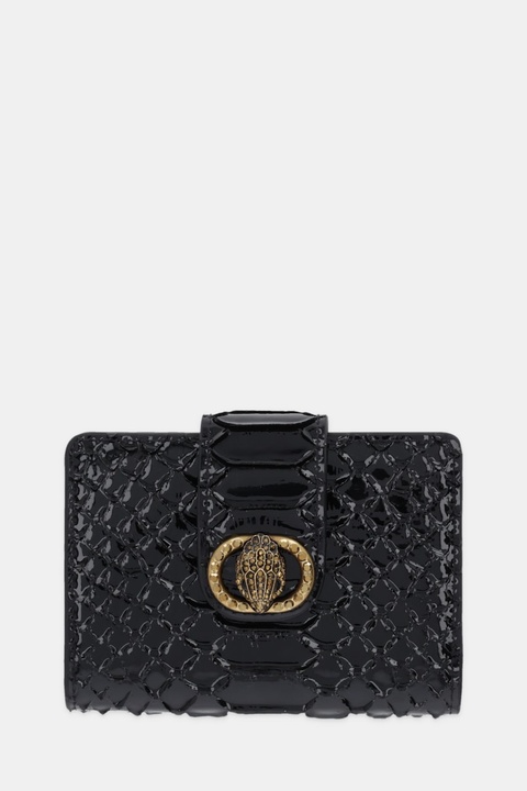 Kurt Geiger London portfel skórzany CHELSEA damski kolor czarny 3596400719 - zdjęcie produktu nr 1