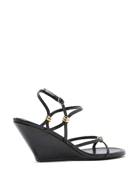 Proenza Schouler Coil strappy wedge sandals - Black - zdjęcie produktu nr 2