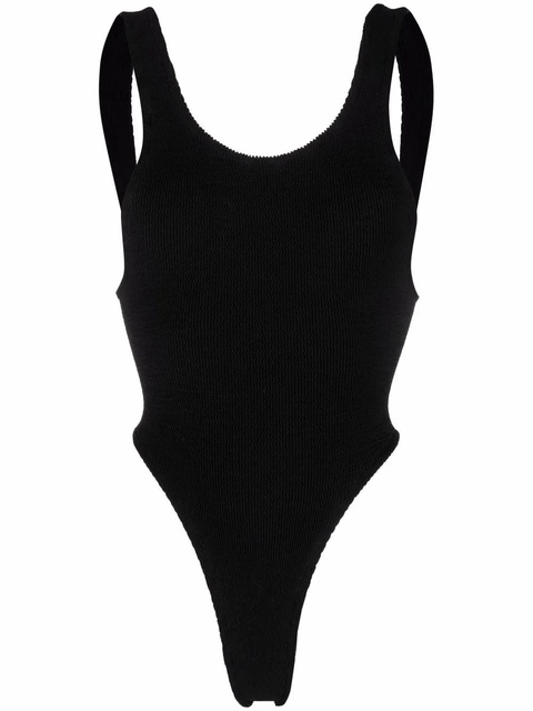 Reina Olga Ruby crinkled swimsuit - Black - zdjęcie produktu nr 1