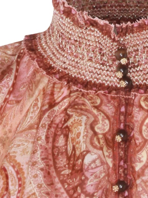 ZIMMERMANN Wanderlust paisley blouse - Red - zdjęcie produktu nr 2