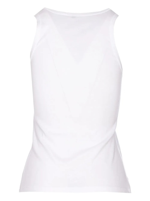 Saint Laurent cotton tank top - White - zdjęcie produktu nr 1