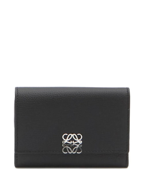LOEWE Anagram leather wallet - Black - zdjęcie produktu nr 1