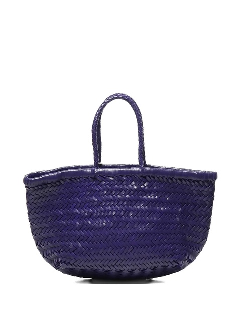 DRAGON DIFFUSION Triple Jump woven leather tote bag - Purple - zdjęcie produktu nr 2