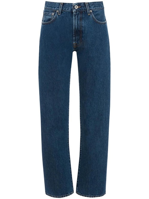 JW Anderson high-rise straight-leg jeans - Blue - zdjęcie produktu nr 1