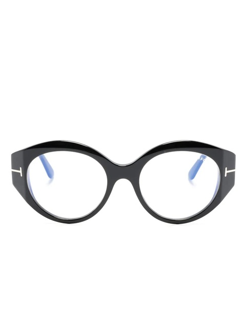 TOM FORD Eyewear round-frame glasses - Black - zdjęcie produktu nr 2