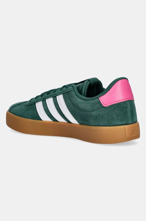 adidas sneakersy zamszowe Vl Court 3.0 kolor zielony JP7538 - zdjęcie produktu nr 2