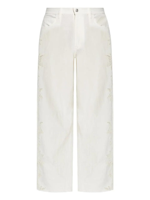 Zadig&Voltaire embroidered trousers - White - zdjęcie produktu nr 1