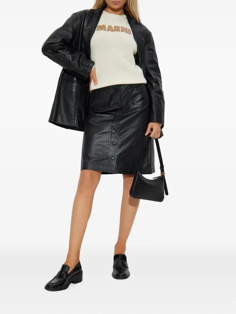Marni laser-cut jumper - Neutrals - zdjęcie produktu nr 2