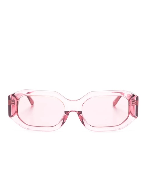 The Attico Blake rectangle-frame sunglasses - Pink - zdjęcie produktu nr 1