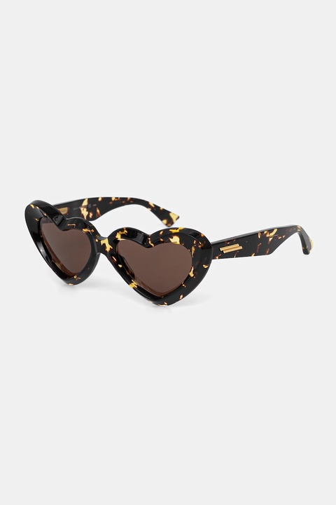 Bottega Veneta okulary przeciwsłoneczne damskie kolor brązowy BV1432S - zdjęcie produktu nr 2