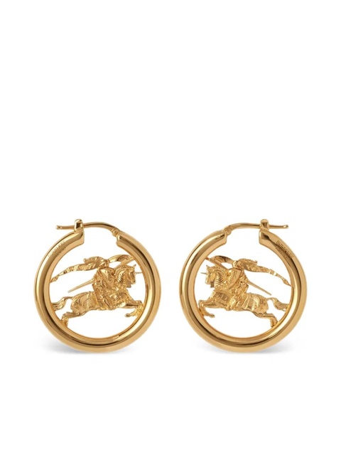 Burberry Equestrian Knight hoop earrings - Gold - zdjęcie produktu nr 1