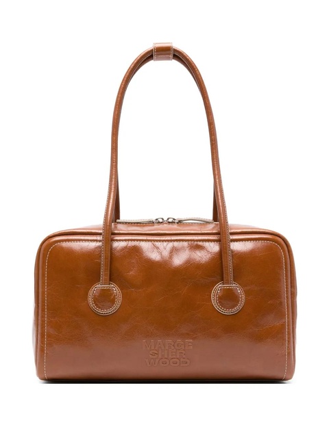 Marge Sherwood leather top-handle tote bag - Brown - zdjęcie produktu nr 1