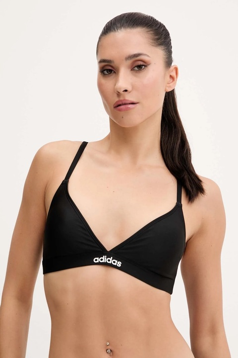 adidas dwuczęściowy strój kąpielowy Essentials kolor czarny lekko usztywniona miseczka JM8159 - zdjęcie produktu nr 2