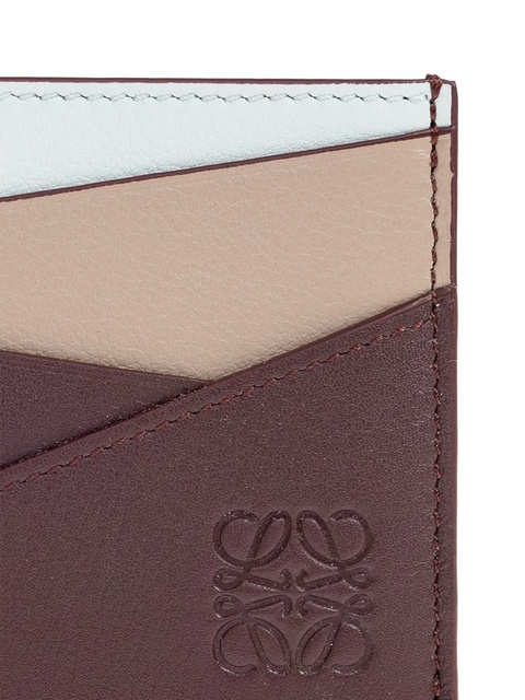 LOEWE leather-panel cardholder - Red - zdjęcie produktu nr 2