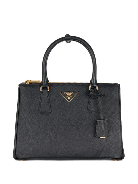 Prada leather top-handle shoulder bag - Black - zdjęcie produktu nr 1