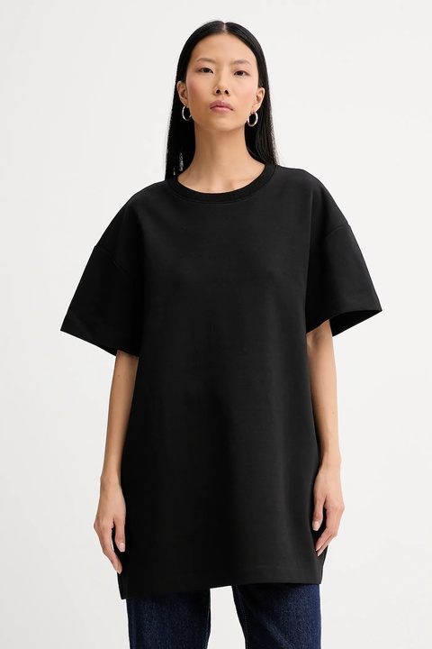 MUNTHE sukienka bawełniana ROSIE kolor czarny 254132025426 - zdjęcie produktu nr 2