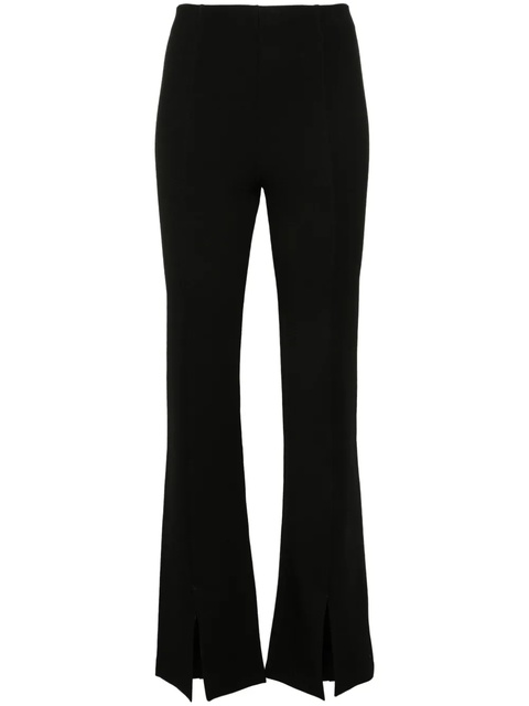 Maje split-detailed flared trousers - Black - zdjęcie produktu nr 1
