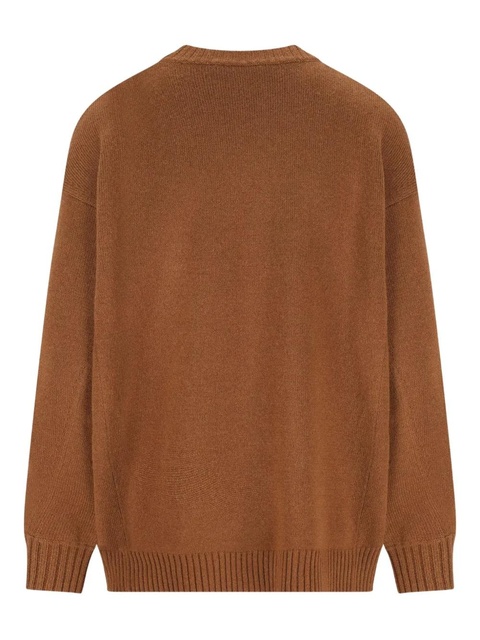 Max Mara embroidered wool sweater - Brown - zdjęcie produktu nr 2