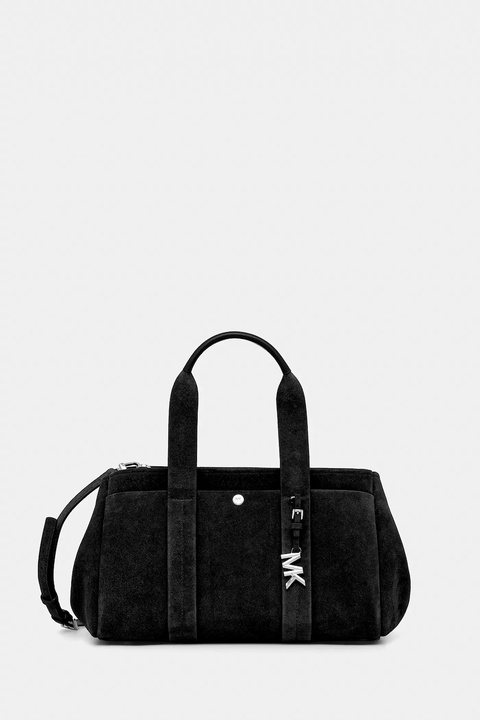 MICHAEL Michael Kors torebka zamszowa kolor czarny 30F5S1ZS1S - zdjęcie produktu nr 1