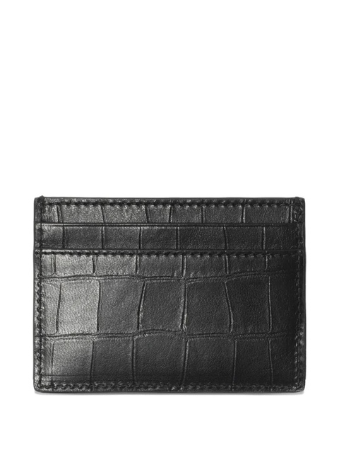 Burberry Cotswolds crocodile-effect logo wallet - Black - zdjęcie produktu nr 2