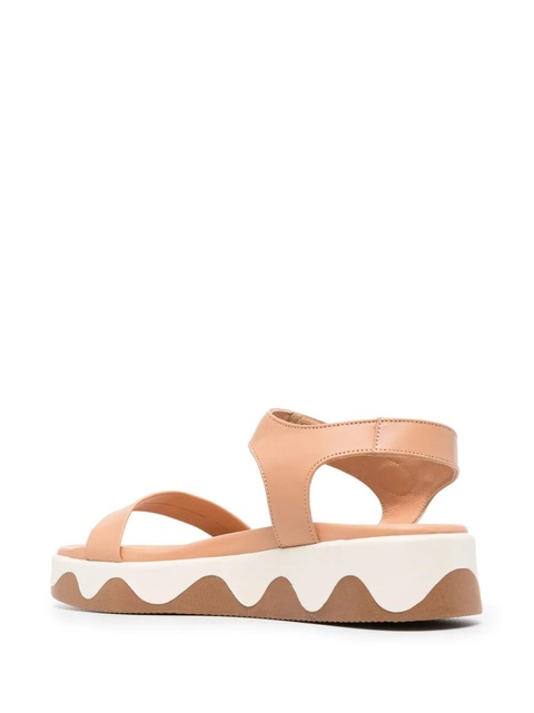 Ancient Greek Sandals Salamina wave-detail sandals - Neutrals - zdjęcie produktu nr 2