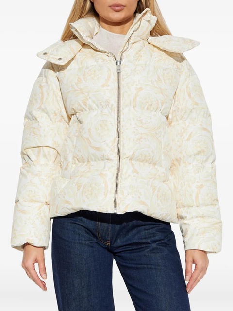 Versace hooded zip-fastening jacket - Neutrals - zdjęcie produktu nr 1