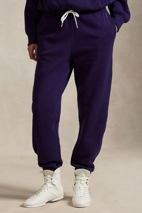 Polo Ralph Lauren spodnie dresowe damskie kolor fioletowy gładkie 211971700 - zdjęcie produktu nr 2