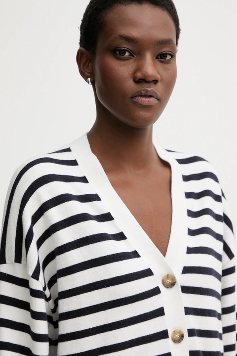 Marc O'Polo kardigan damski kolor biały lekki 5000007648 - zdjęcie produktu nr 2